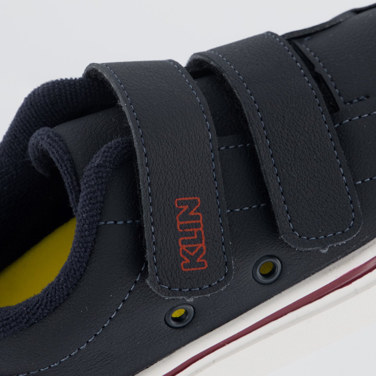 Tênis Klin Freestyle Mini Infantil Sem Cadarço Mar Preto/Vermelho 7