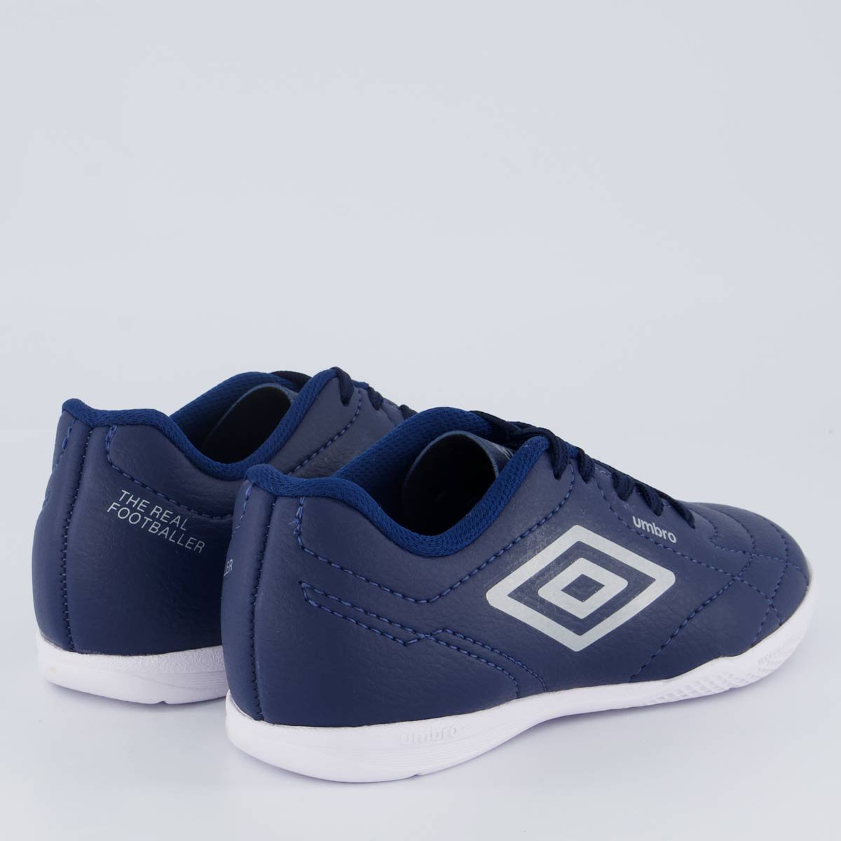 Chuteira Umbro Footballer Futsal Juvenil Marinho Marinho/Branco 3