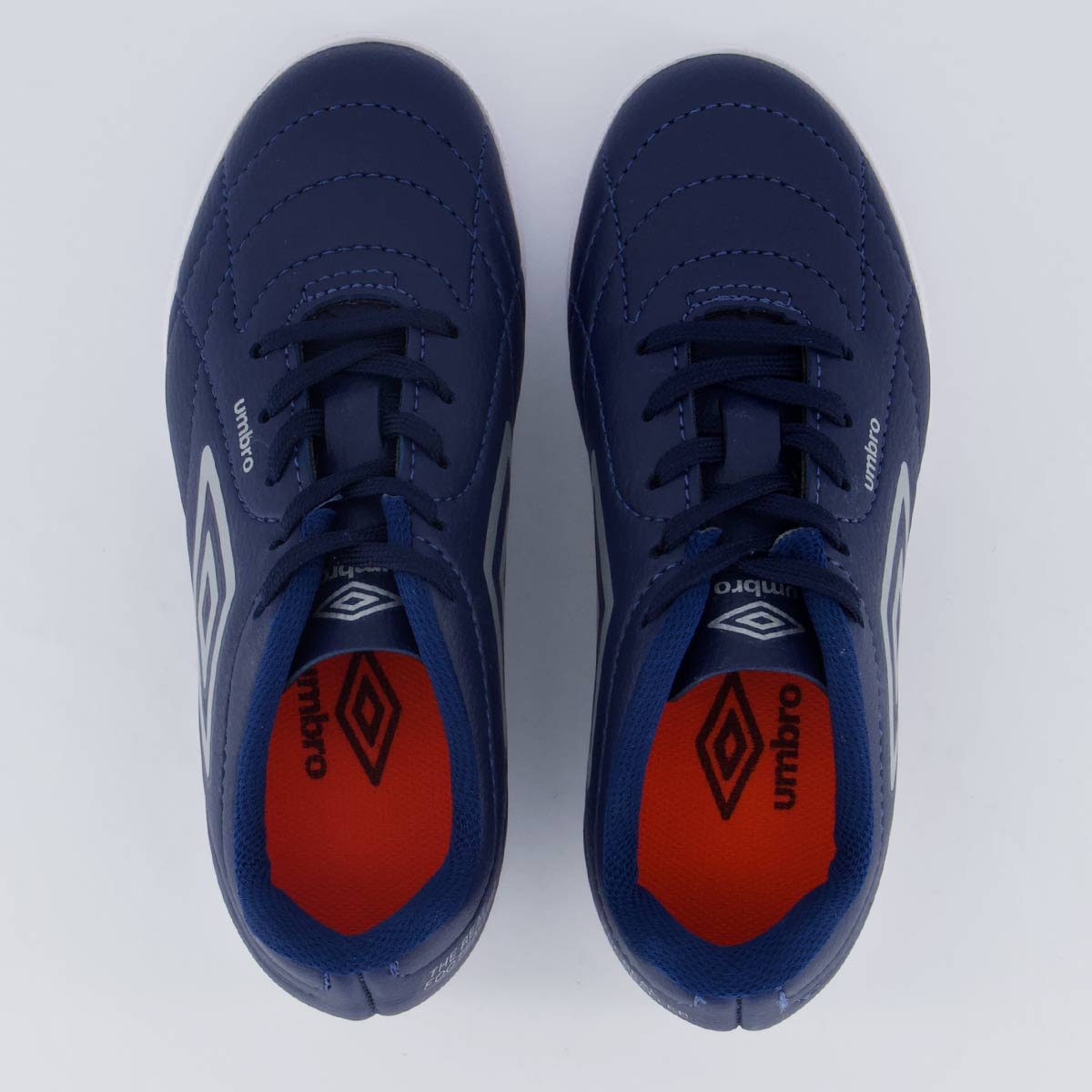 Chuteira Umbro Footballer Futsal Juvenil Marinho Marinho/Branco 4