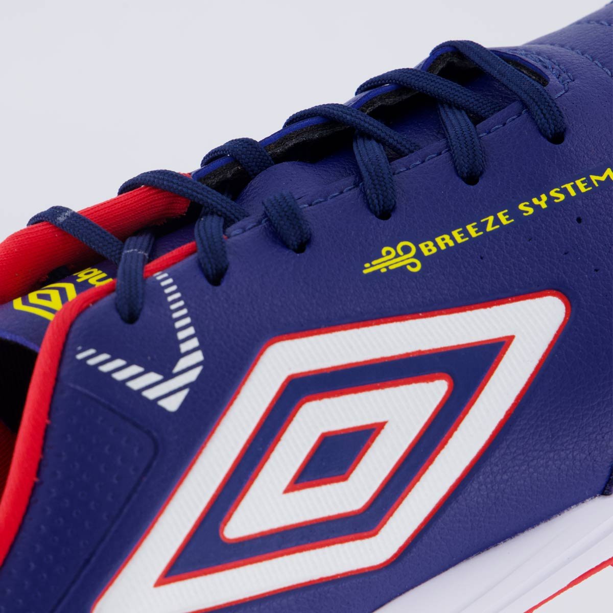 Chuteira Umbro Neo-Confort Society Azul e Vermelho Azul/Vermelho 7