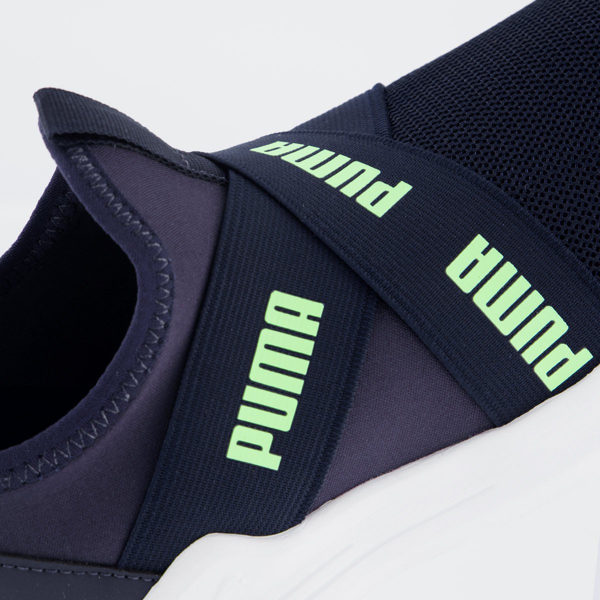 Tênis Puma Wired Run Slip On Feminino Marinho Marinho