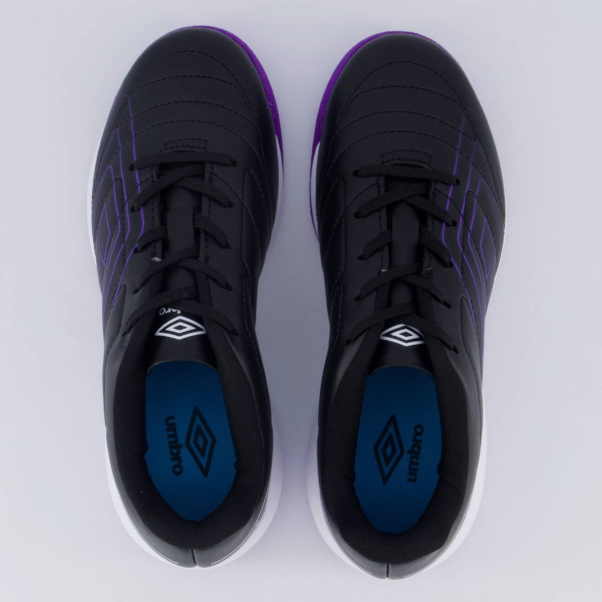 Chuteira Umbro BR Futsal Juvenil Preta e Roxa Preto/Roxo 4