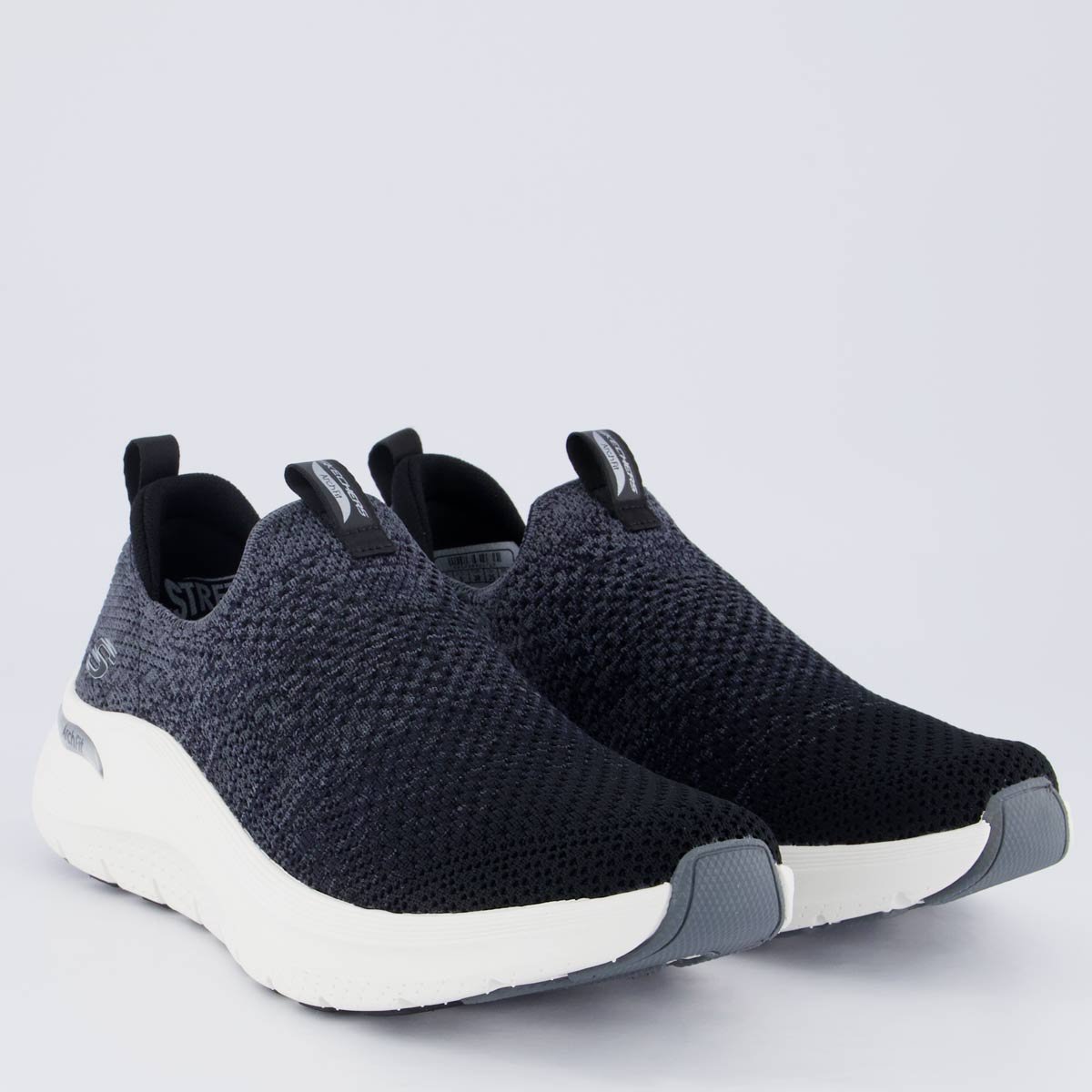 Tênis Skechers Arch Fit 2.0 Feminino Preto e Cinza Preto/Cinza 2