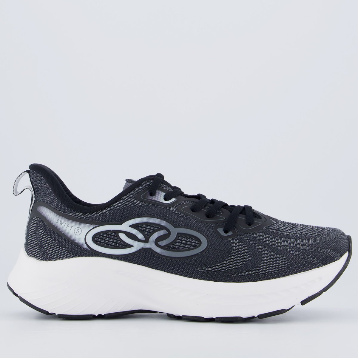 Tênis Olympikus Swift 5 Feminino Preto e Branco