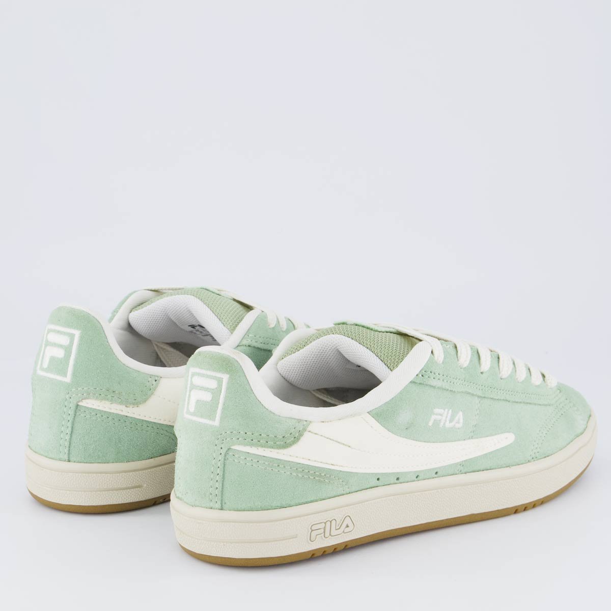 Tênis Fila Court 90 Feminino Verde e Bege Verde/Bege 3