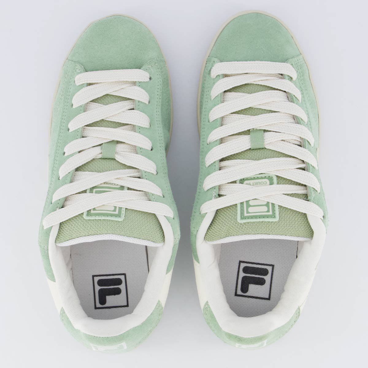 Tênis Fila Court 90 Feminino Verde e Bege Verde/Bege 4