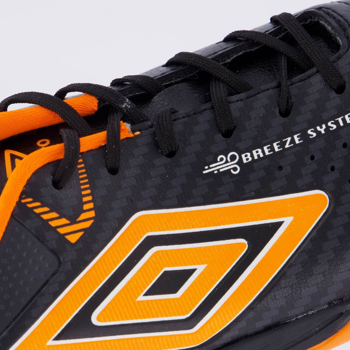 Chuteira Umbro Neo-Confort Futsal Preta e Laranja Preto/Laranja 7