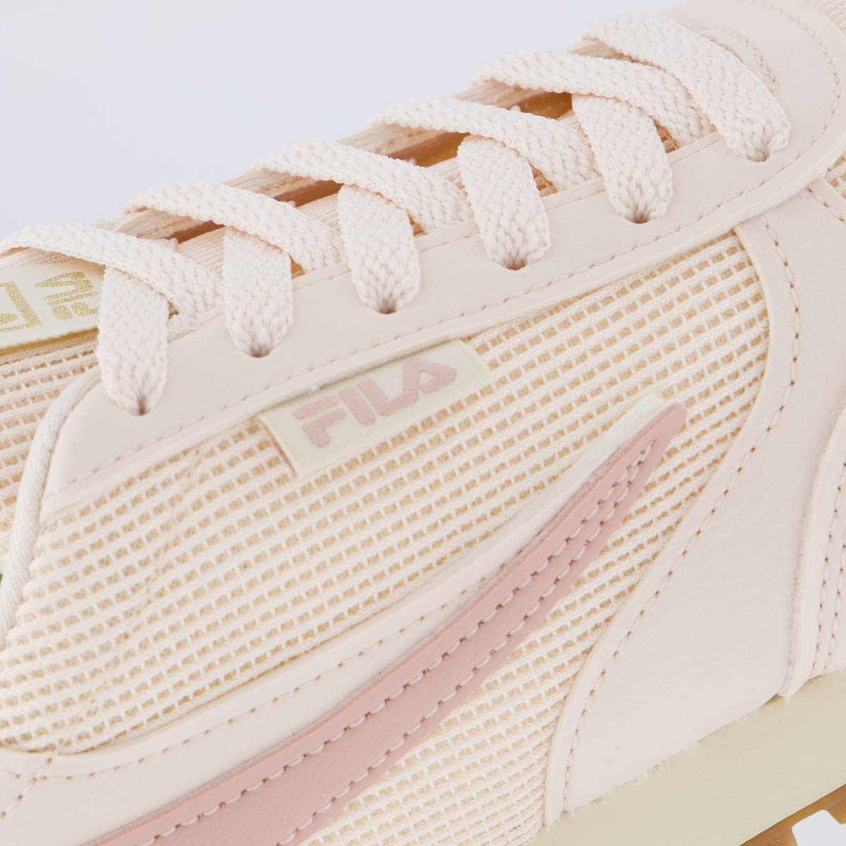 Tênis Fila Renno Classic Feminino Rosa e Bege Rosa/Bege 7