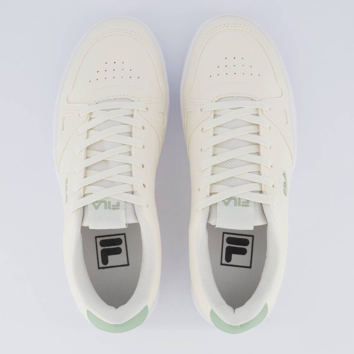 Tênis Fila Daily Feminino Bege e Verde Bege/Verde 4