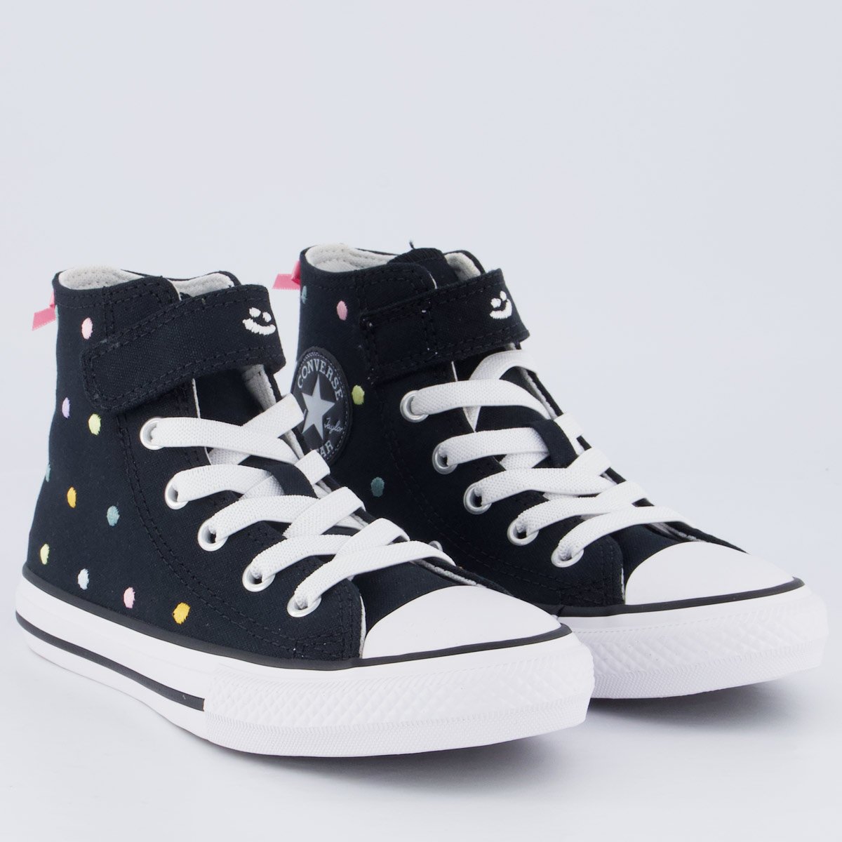 Tênis Converse All Star S Cano Alto Juvenil Preto Preto 2