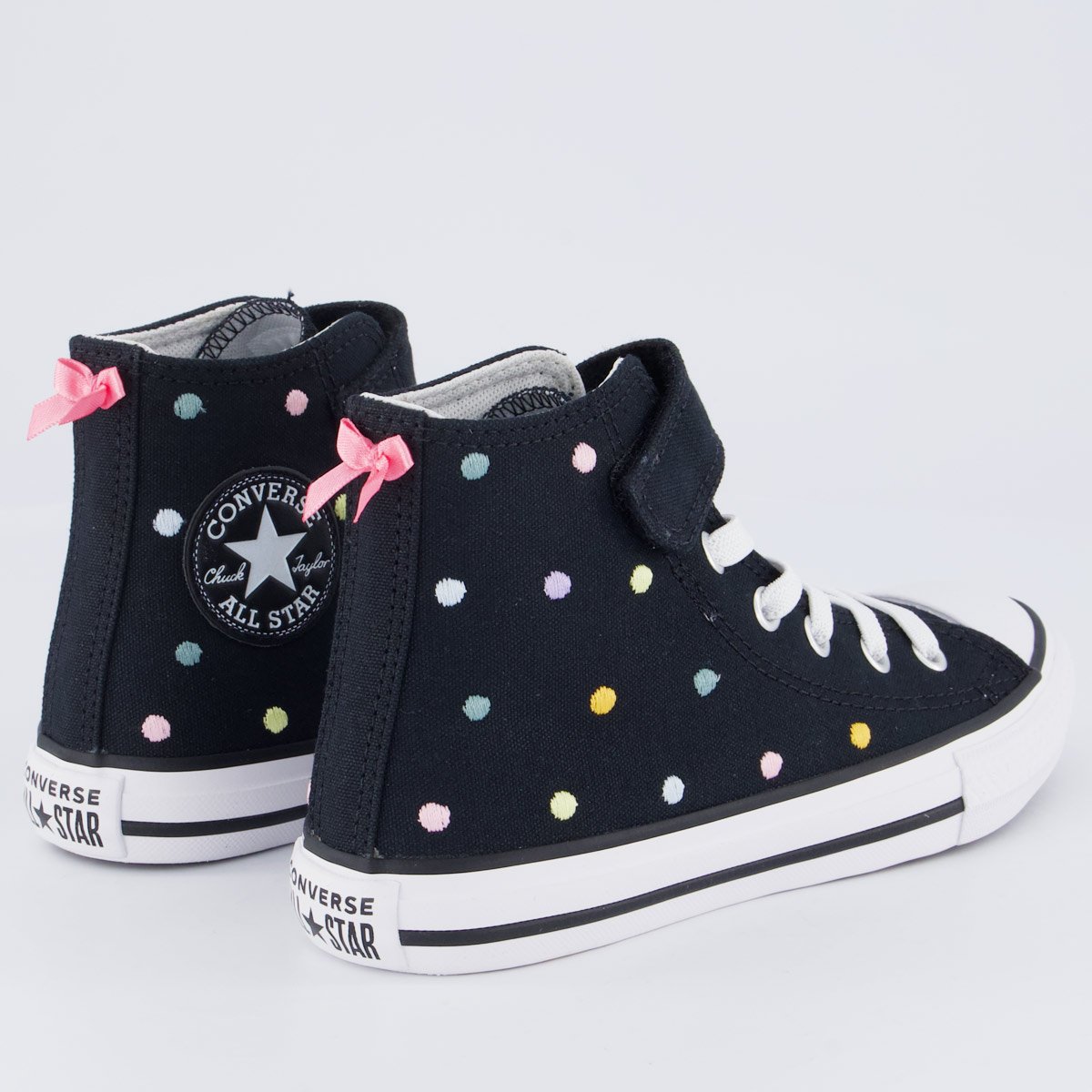 Tênis Converse All Star S Cano Alto Juvenil Preto Preto 3