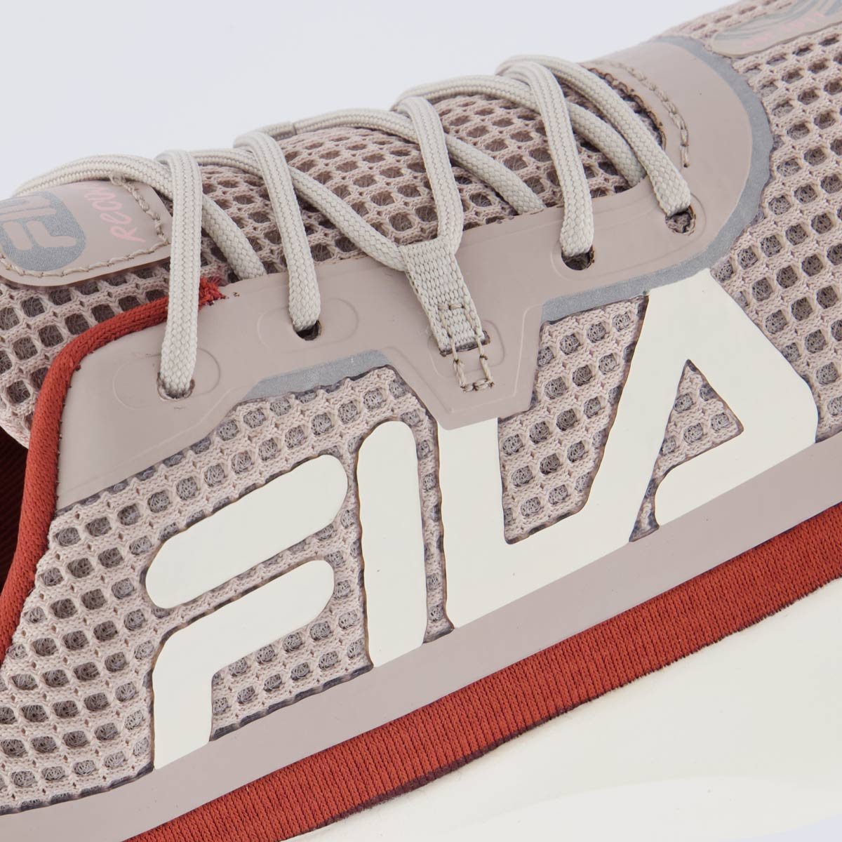 Tênis Fila Recovery Feminino Bege e Bordô Bege/Bordô 7
