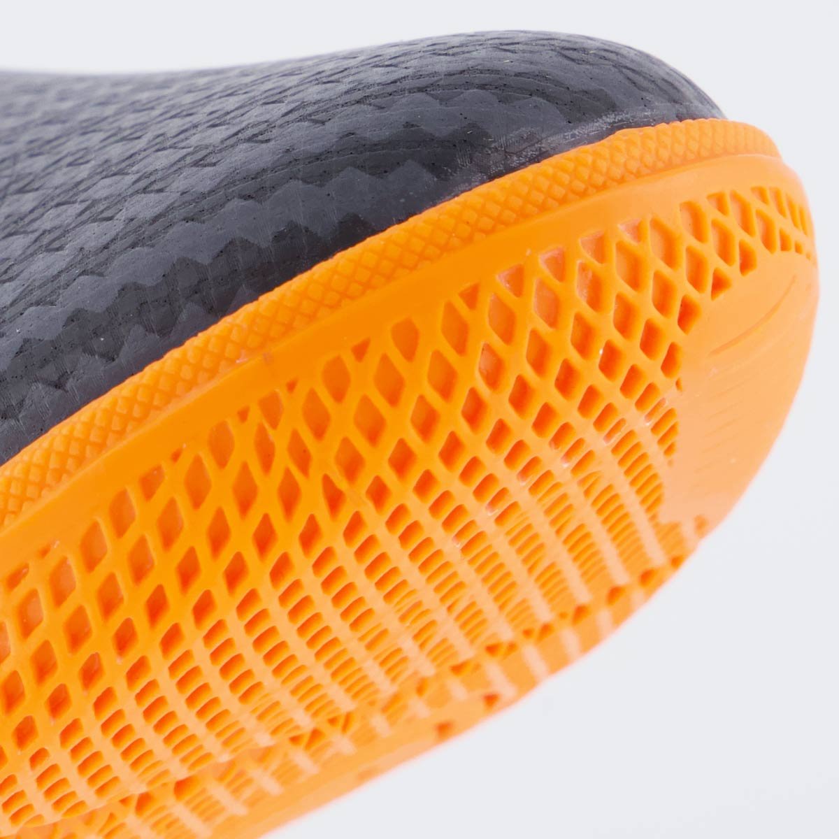 Chuteira Umbro Adamant Top Speed Futsal Juvenil Preta Preto/Laranja 8