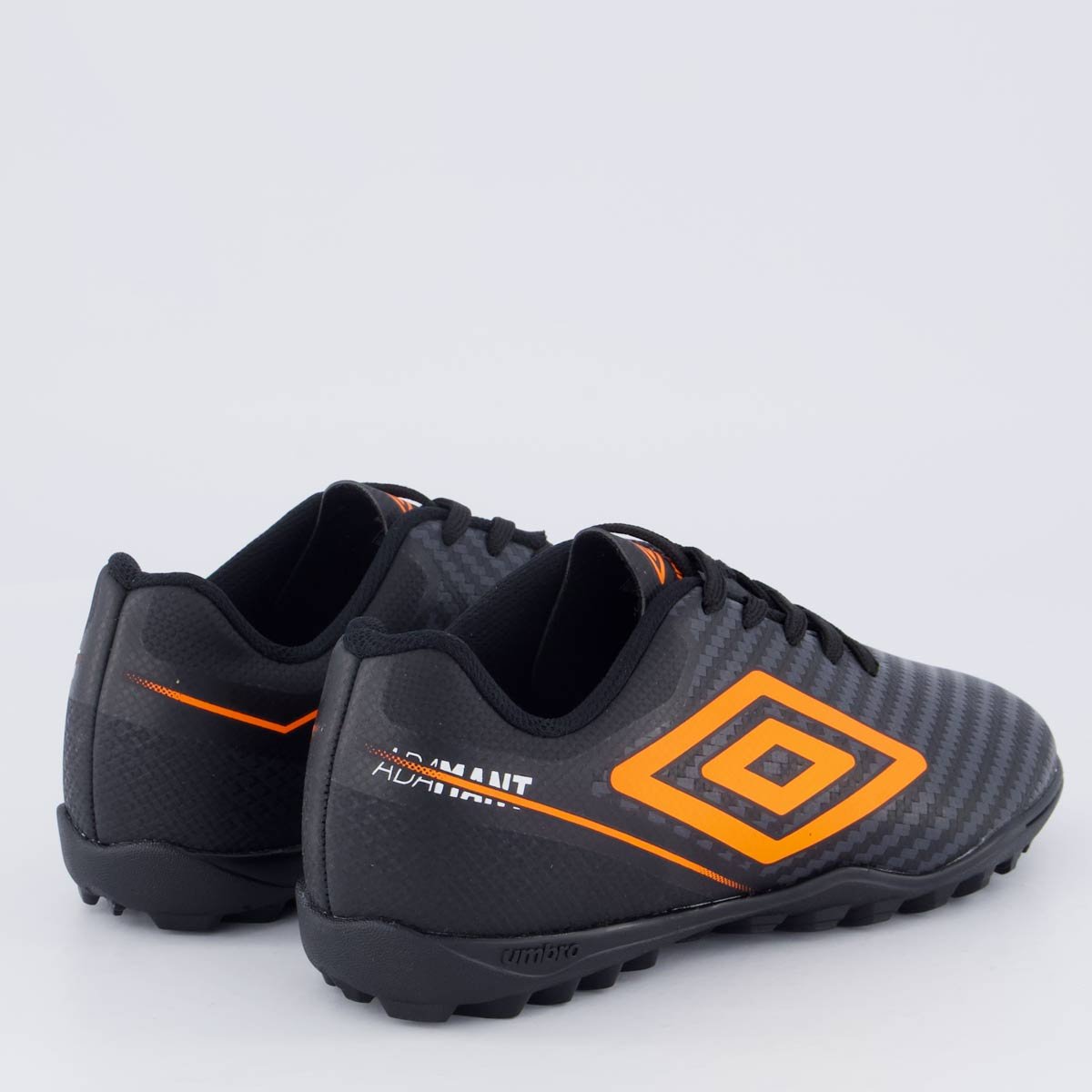 Chuteira Umbro Adamant Top Speed Society Juvenil Preta e Laranja Preto/Laranja 3