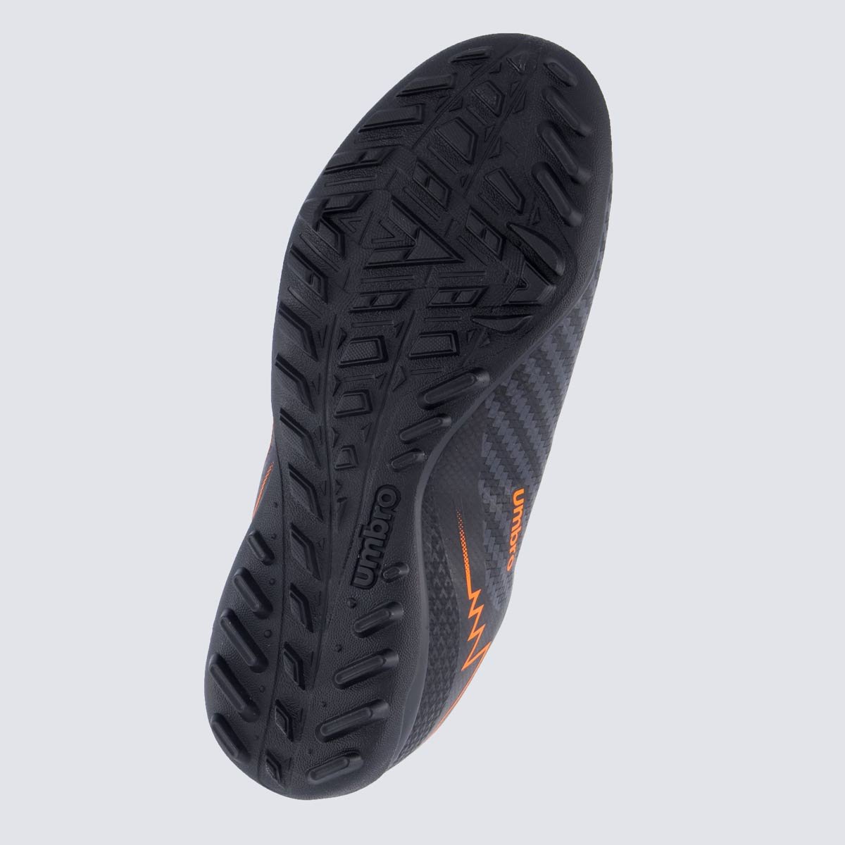 Chuteira Umbro Adamant Top Speed Society Juvenil Preta e Laranja Preto/Laranja 5