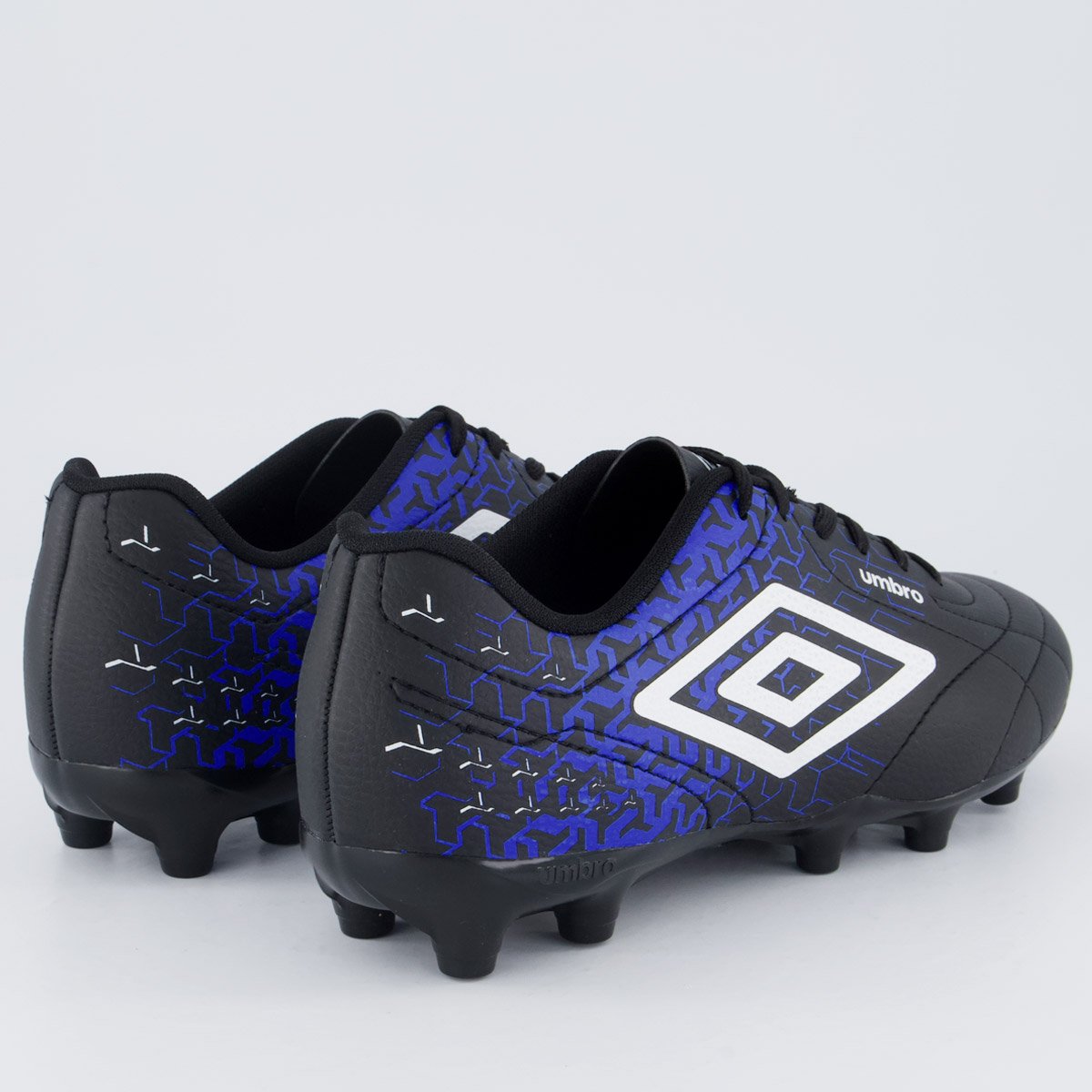 Chuteira Umbro Class Neo Campo Preta Preto/Azul 3