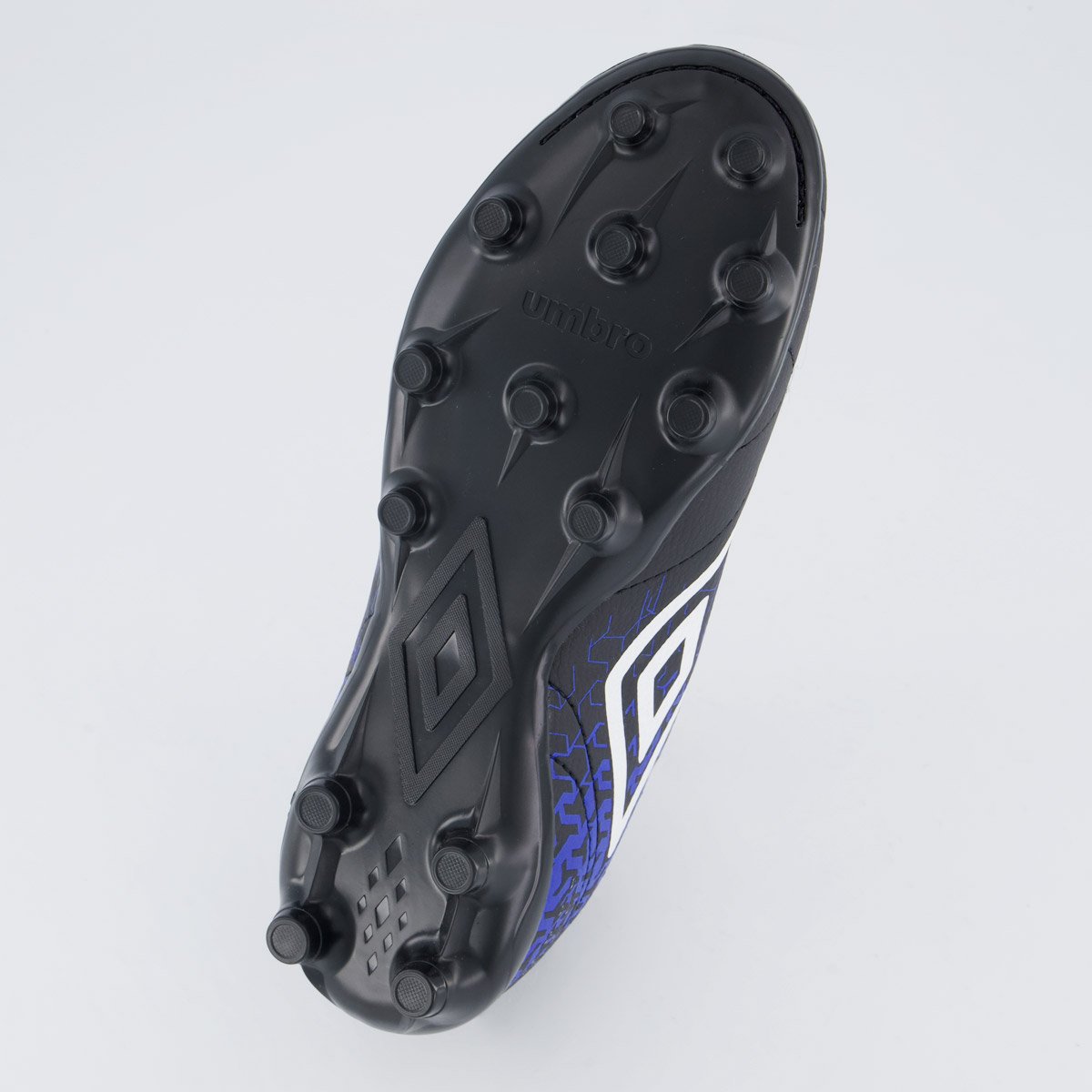 Chuteira Umbro Class Neo Campo Preta Preto/Azul 5