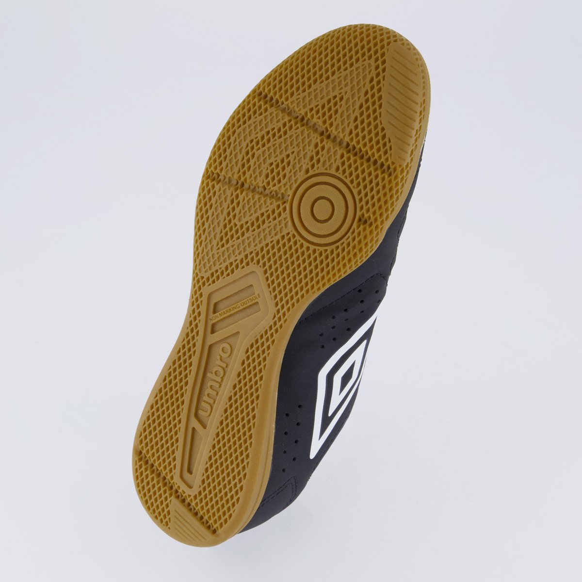 Chuteira Umbro Neo Striker Futsal Preta e Marrom Preto/Marrom 5
