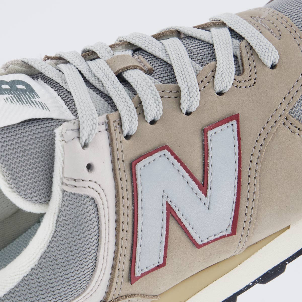 Tênis New Balance 574 V2 Cinza e Bordô Cinza/Bordô 7