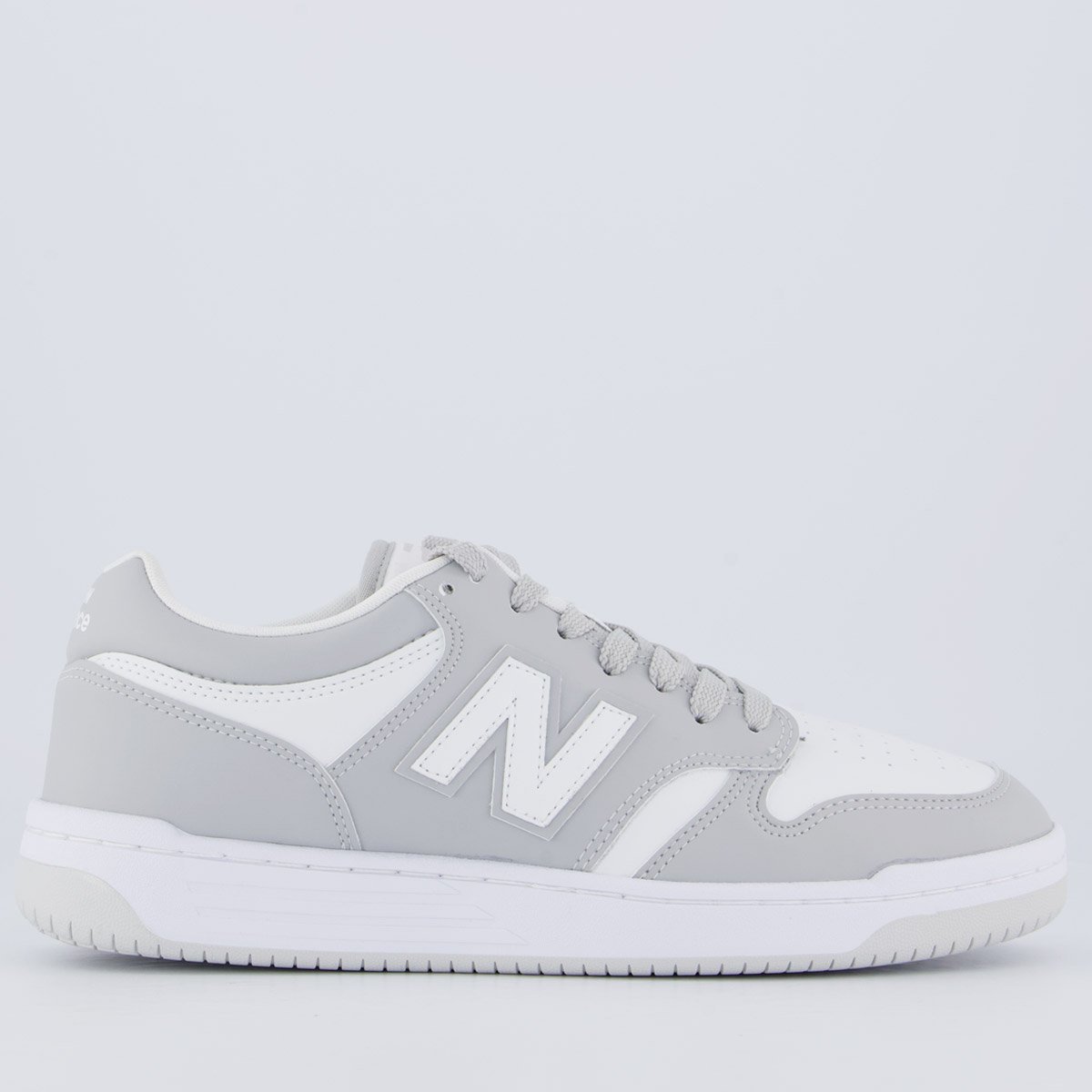 Tênis New Balance 480 Low Cinza e Branco Cinza/Branco 1