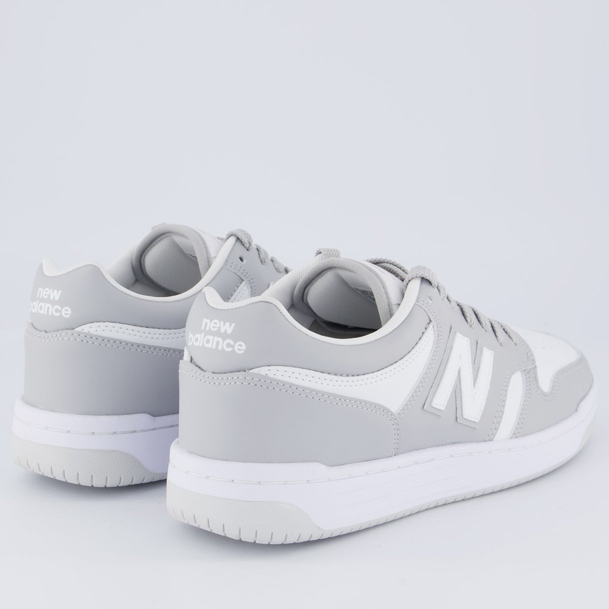 Tênis New Balance 480 Low Cinza e Branco Cinza/Branco 3
