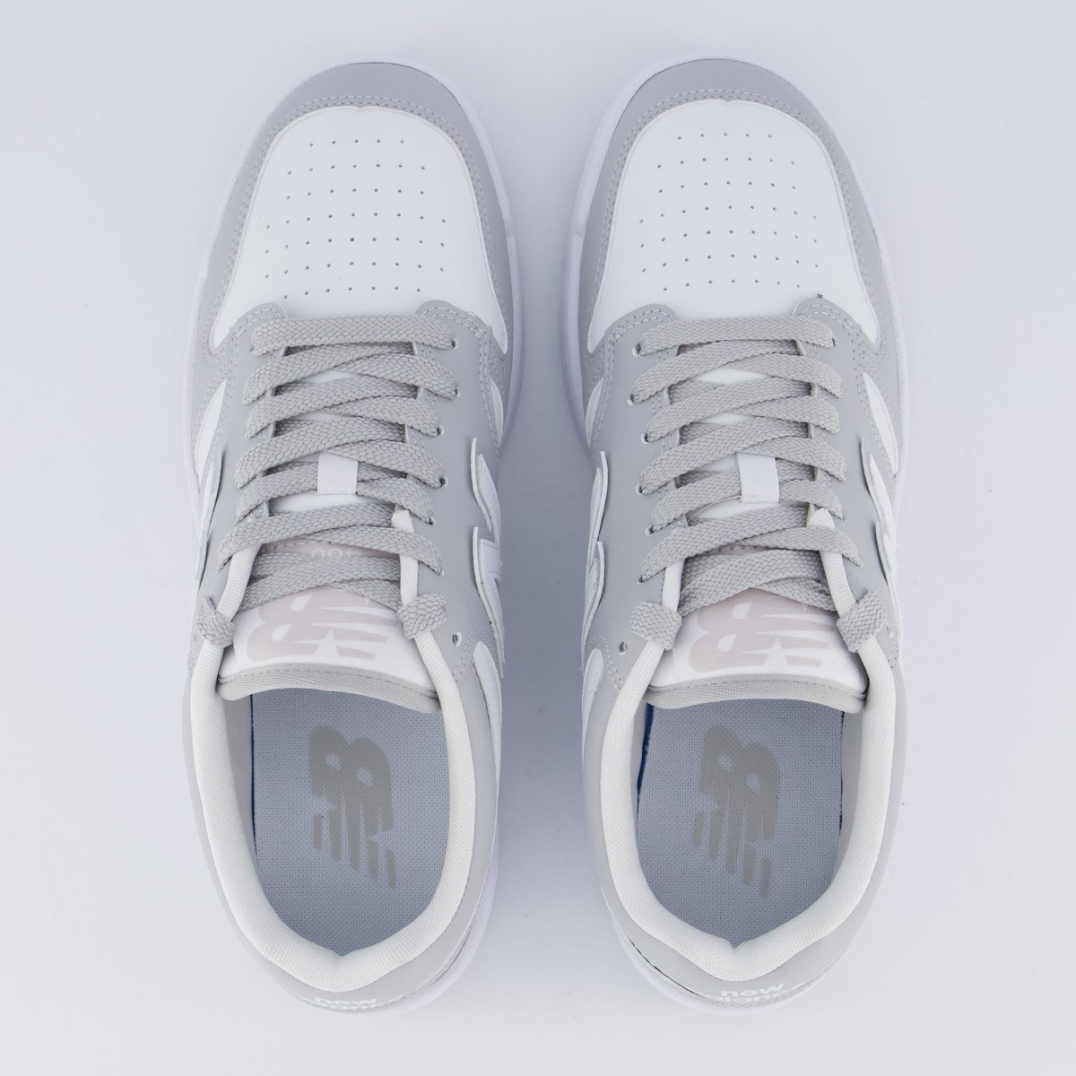 Tênis New Balance 480 Low Cinza Cinza/Branco 4