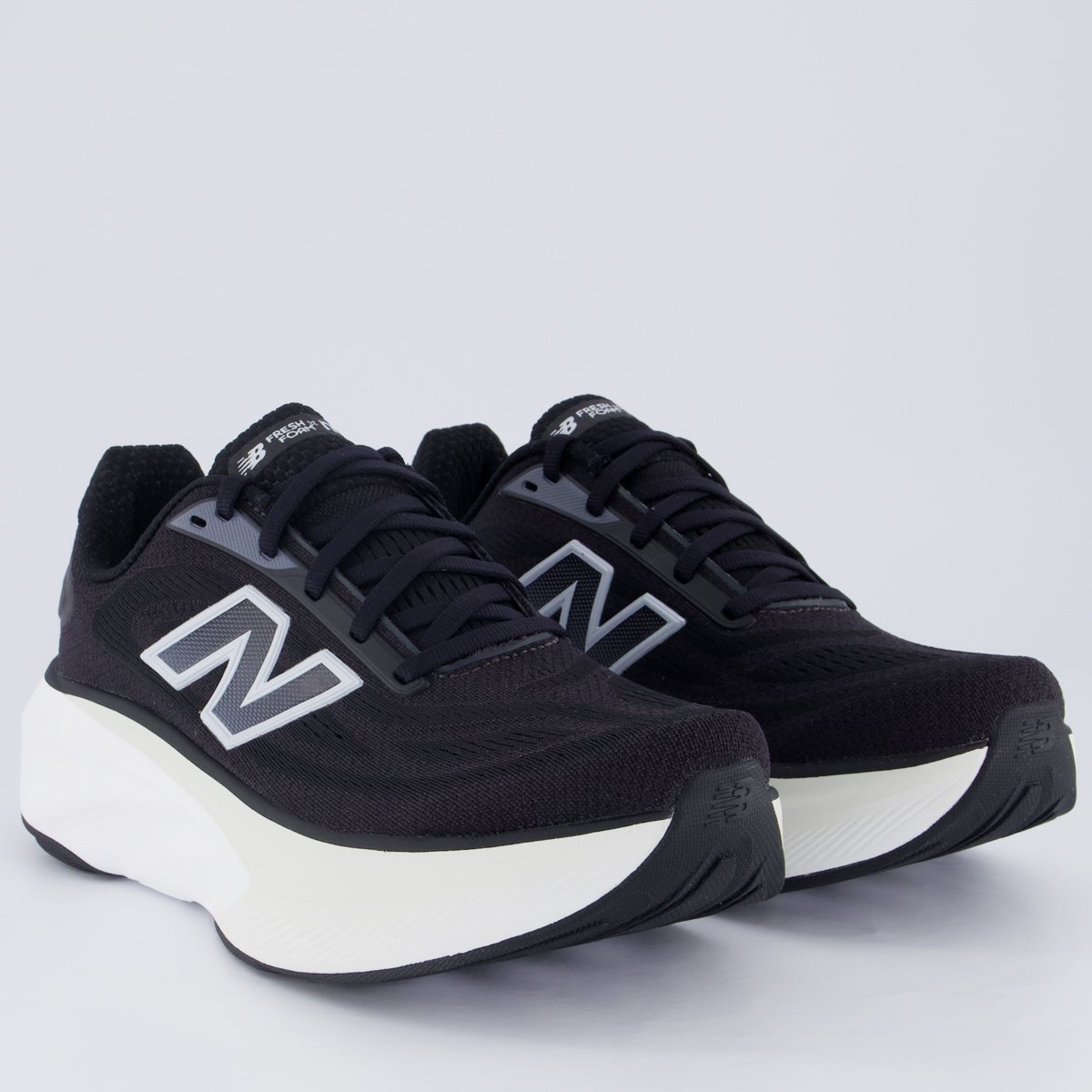 Tênis New Balance Fresh Foam X More V6 Feminino Preto Preto 2