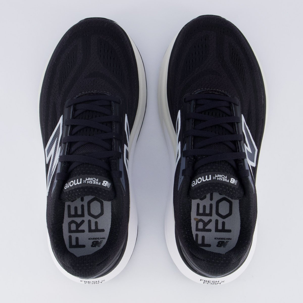 Tênis New Balance Fresh Foam X More V6 Feminino Preto Preto 4