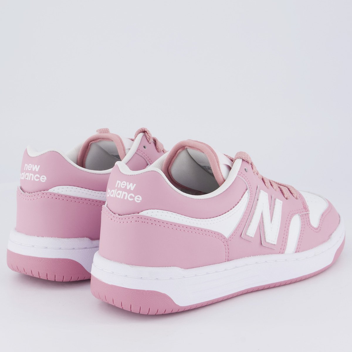 Tênis New Balance 480 Low Rosa Rosa/Branco 3