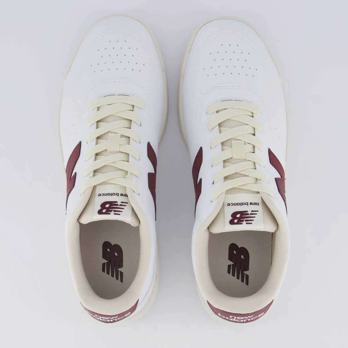 Tênis New Balance BB80 Branco Bege e Bordô Bege/Bordô 4