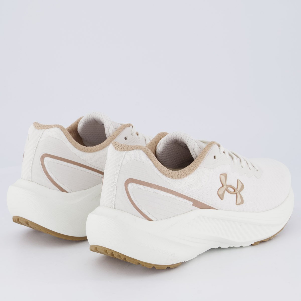 Tênis Under Armour Charged Wing 2 Feminino Branco Branco/Bege 3