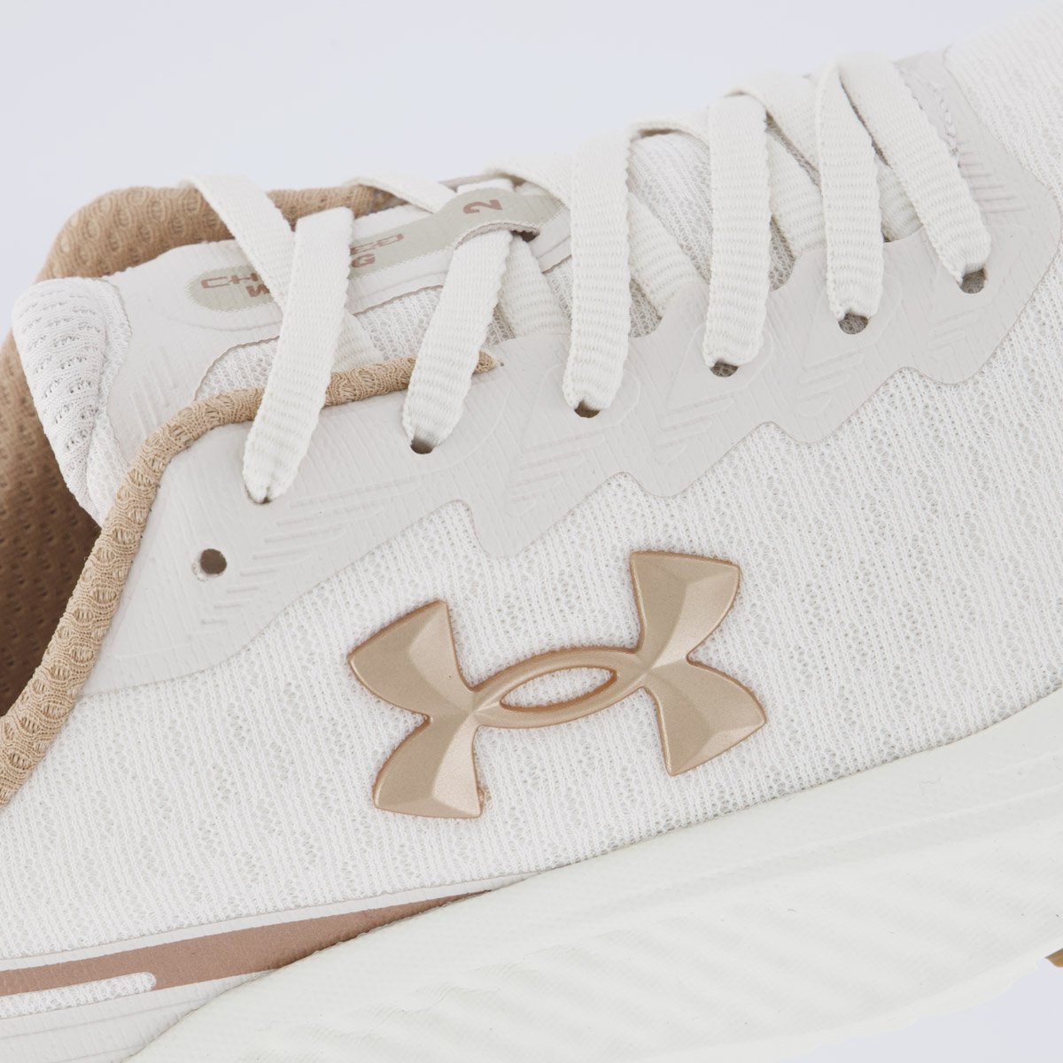 Tênis Under Armour Charged Wing 2 Feminino Branco Branco/Bege 7