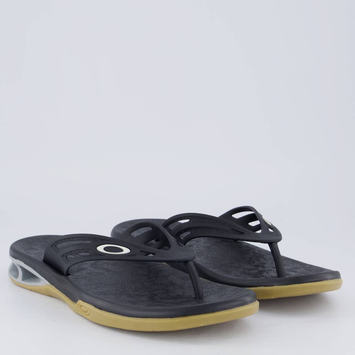 Chinelo Oakley Killer Point II Preto e Marrom Preto 3