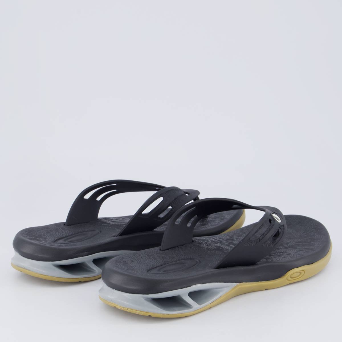 Chinelo Oakley Killer Point II Preto e Marrom Preto 4