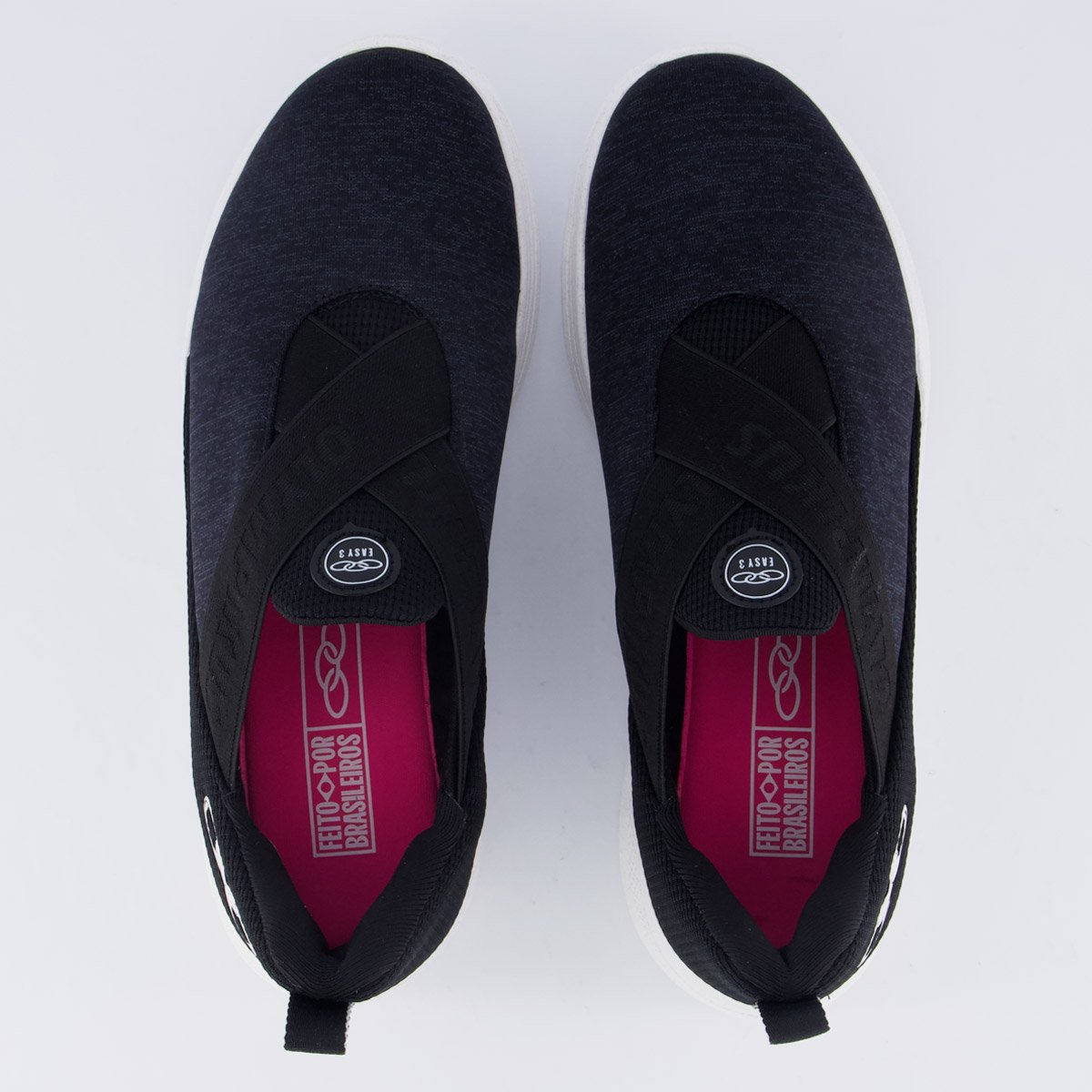 Tênis Olympikus Easy 3 Feminino Preto e Branco Preto/Branco 4