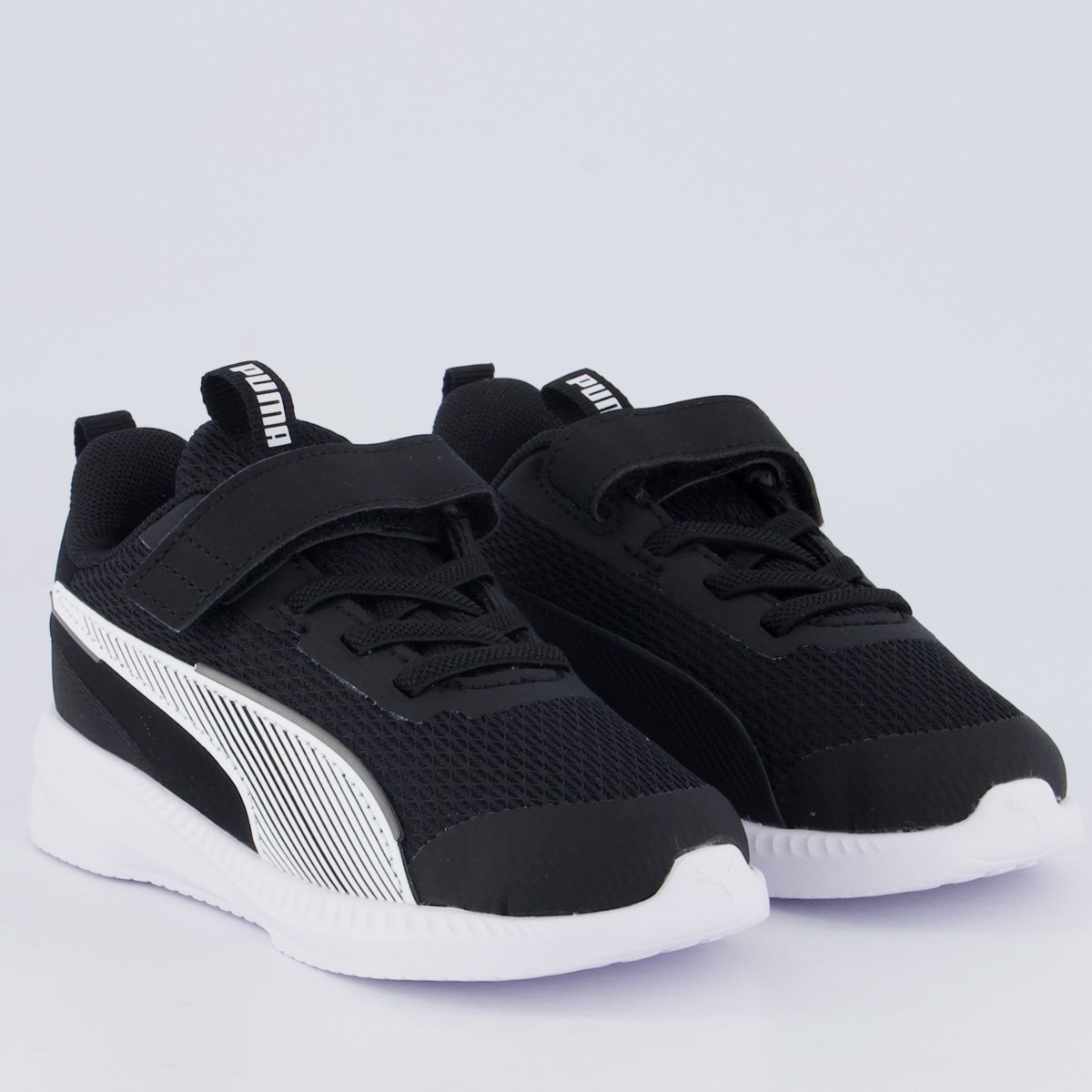 Tênis Puma Flyer 3 Infantil Preto e Branco Preto/Branco 2