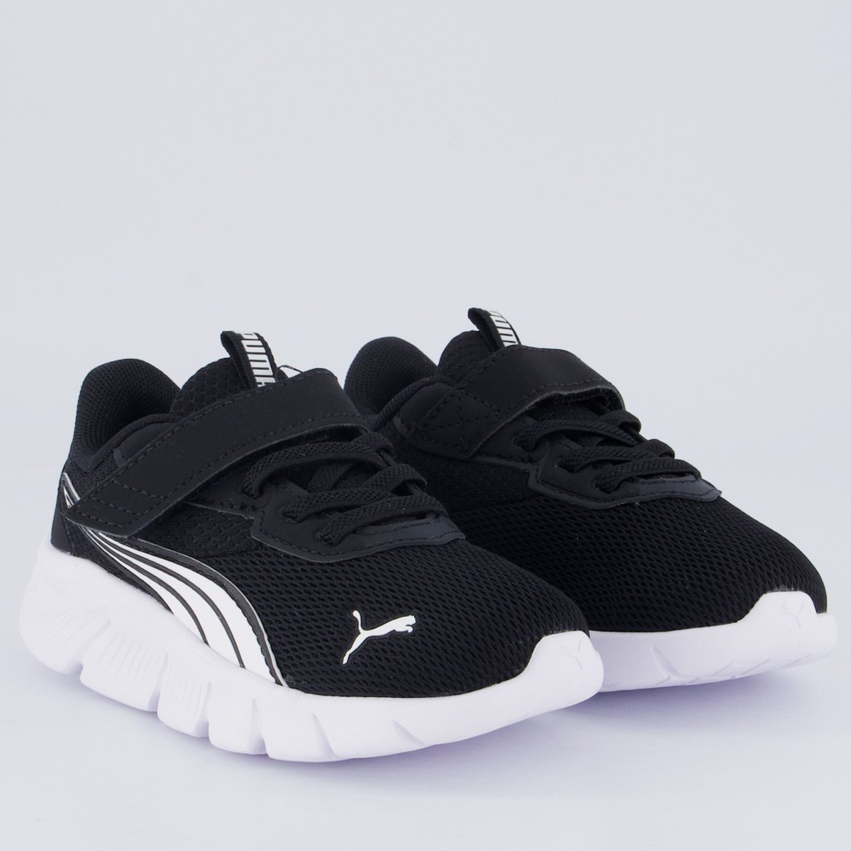 Tênis Puma Flexfocus Modern Infantil Preto e Branco Preto/Branco 2