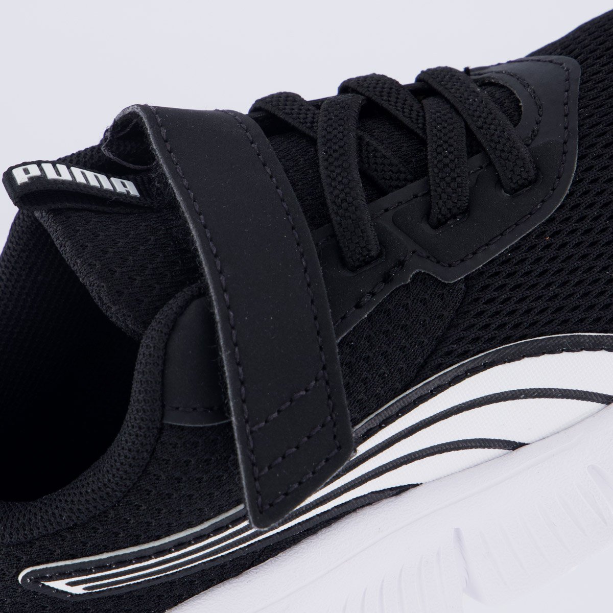 Tênis Puma Flexfocus Modern Infantil Preto e Branco Preto/Branco 7