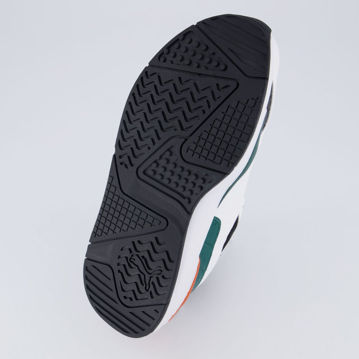 Tênis Puma X-Ray 2 Square Branco e Verde Branco/Verde/Laranja 5