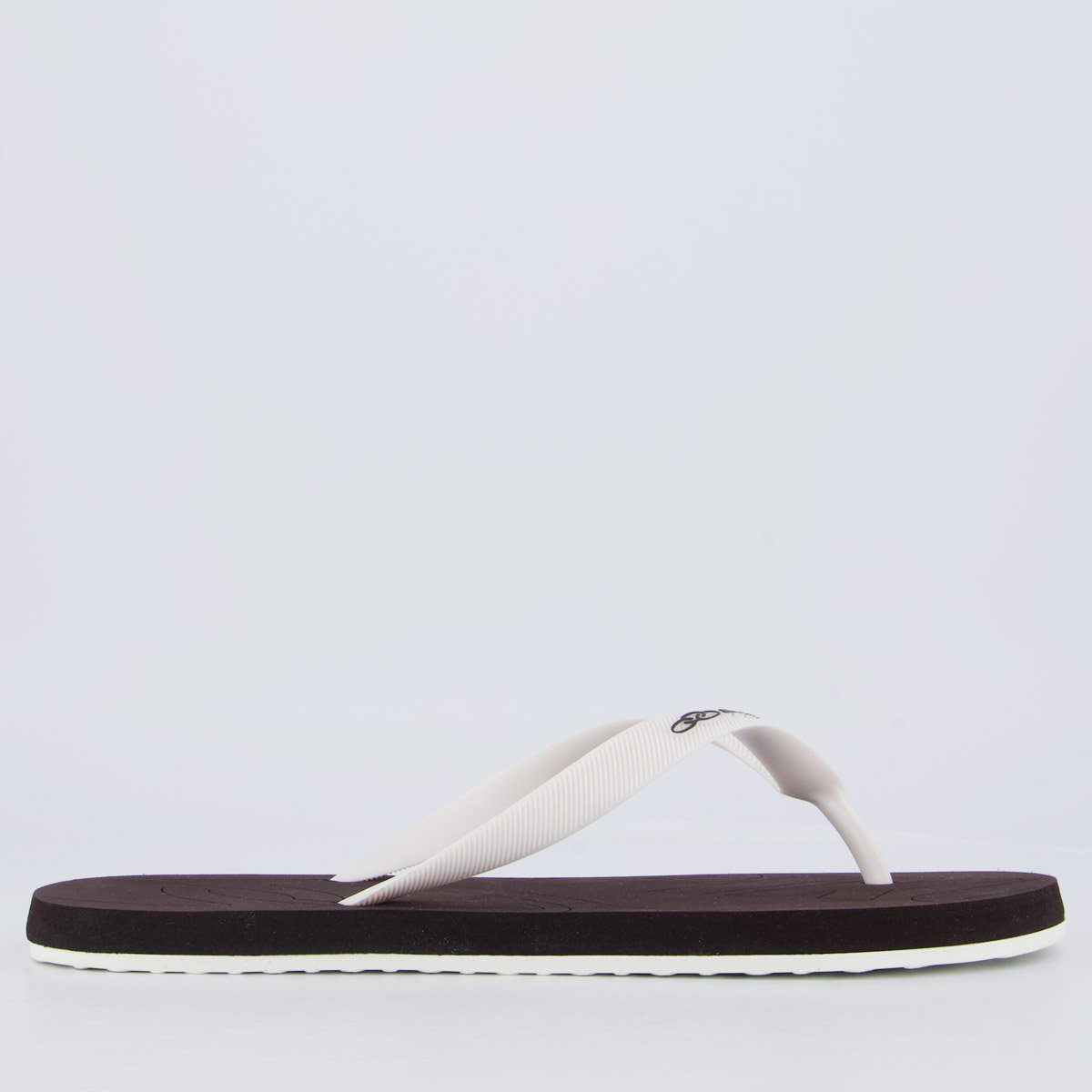 Chinelo Olympikus Livre Marrom e Branco Marrom/Branco 2