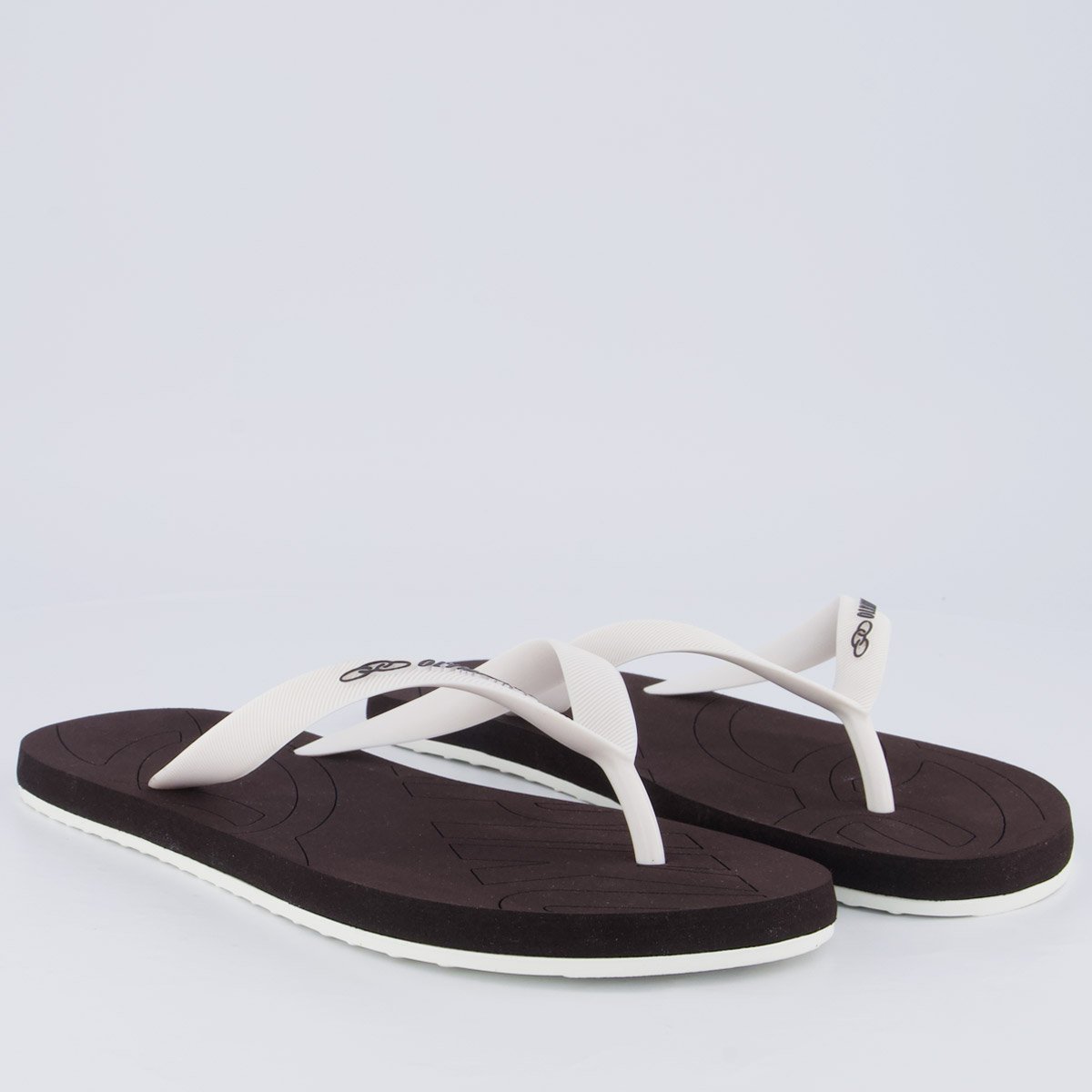 Chinelo Olympikus Livre Marrom e Branco Marrom/Branco 3