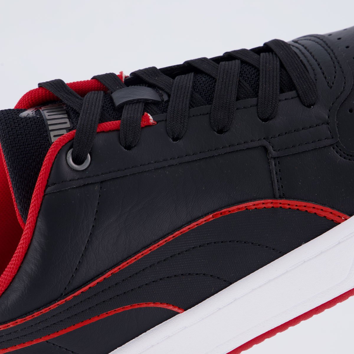 Tênis Puma Ferrari Caven 2.0 Preto e Branco Preto/Vermelho 7