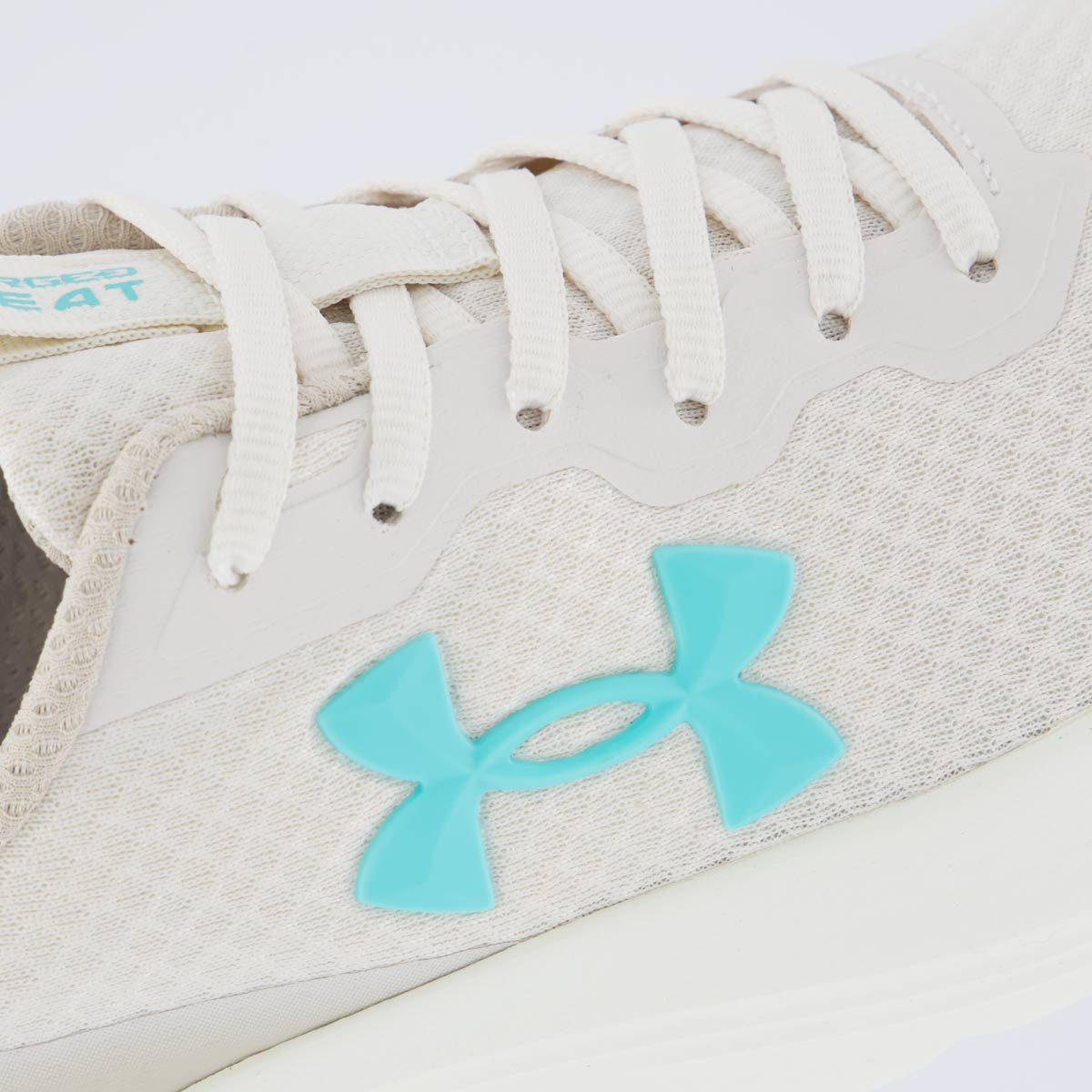 Tênis Under Armour Charged Great Feminino Bege Bege/Azul 7