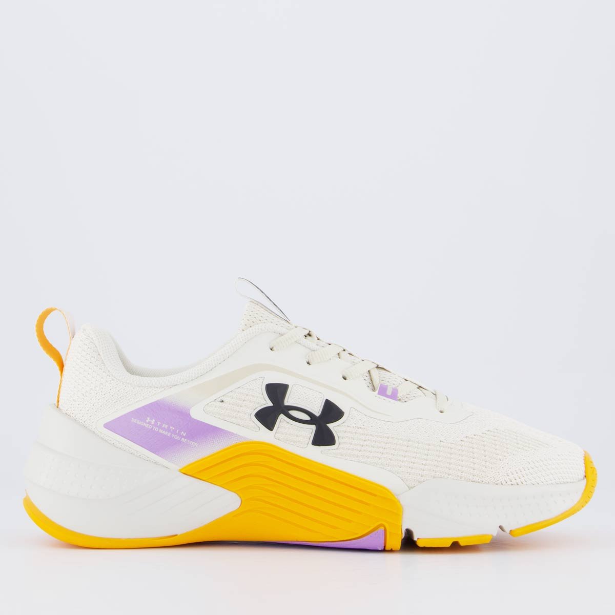 Tênis Under Armour Tribase Reps 2 SE Bege e Laranja