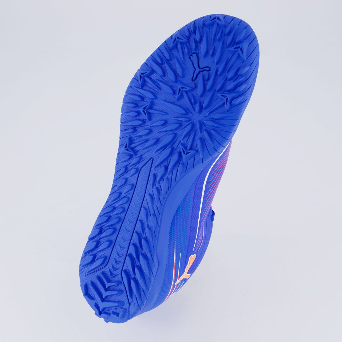 Chuteira Puma Ultra 6 Play TT Society Azul e Laranja Azul/Laranja 5