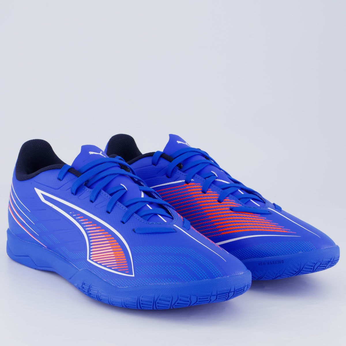 Chuteira Puma Ultra 6 Play IT Futsal Azul e Laranja Azul/Laranja 2