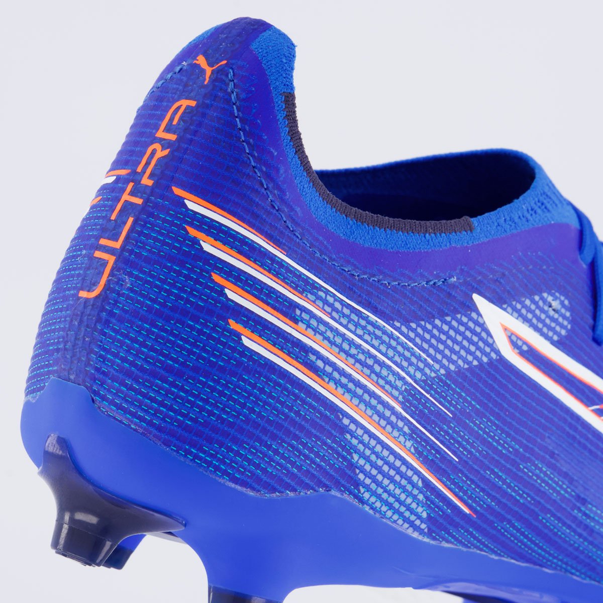 Chuteira Puma Ultra 6 Match FG/AG Campo Azul e Laranja Azul 6