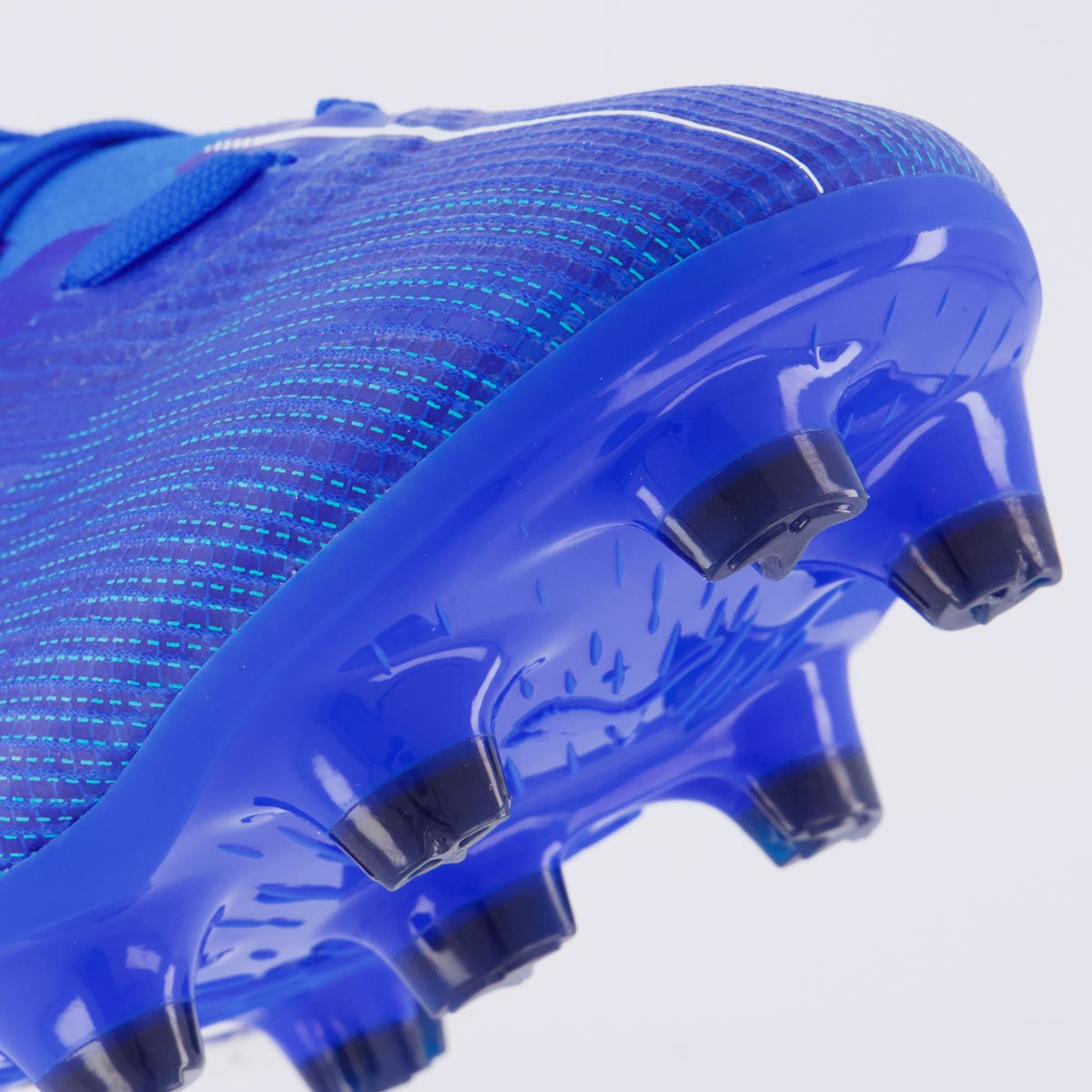 Chuteira Puma Ultra 6 Match FG/AG Campo Azul e Laranja Azul 8