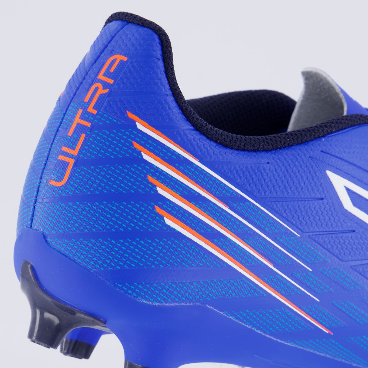 Chuteira Puma Ultra 6 Play FG/AG Campo Azul e Laranja Azul/Laranja 6