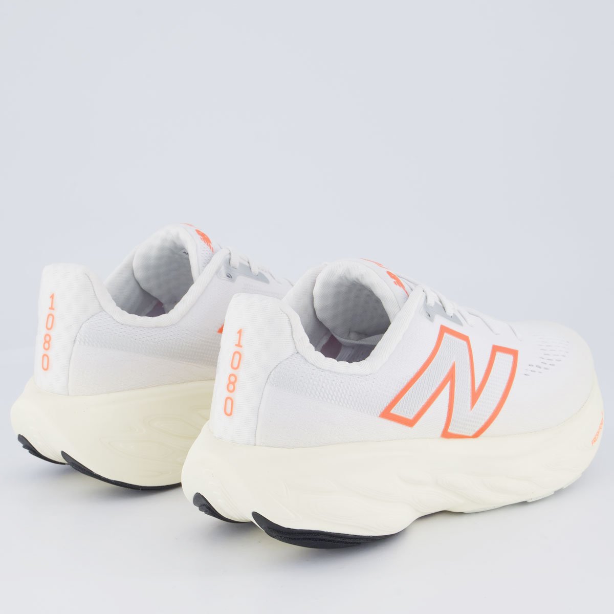 Tênis New Balance Fresh Foam X 1080 V14 Feminino Branco e Laranja Branco/Laranja 3